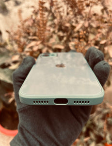 Green 9D glass camera lense premium case for Apple Iphone 11