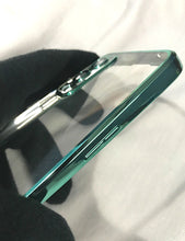 Load image into Gallery viewer, Sea Green metallic chrome with lense transparent case for Oneplus Nord 2
