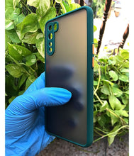 Load image into Gallery viewer, Dark Green Camera Protector Smoke case for OnePlus Nord
