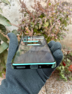 Green CD transparent case for OnePlus Nord