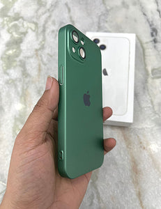 Green Hard Pc premium case for Apple Iphone 13