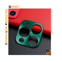 Load image into Gallery viewer, Green Alloy Camera Lens Protector for Apple Iphone 11 pro
