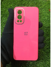 Load image into Gallery viewer, Hot Pink glass camera protector premium case for OnePlus Nord 2
