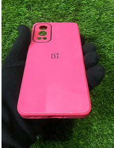 Hot Pink glass camera protector premium case for OnePlus Nord 2