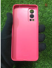 Load image into Gallery viewer, Hot Pink glass camera protector premium case for OnePlus Nord 2
