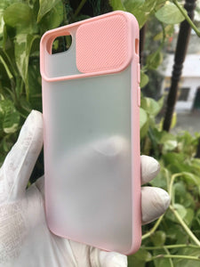Peach Pink Shutter case for Apple Iphone 7/8