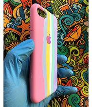 Load image into Gallery viewer, Pink Rainbow Luxury silicone case for Apple Iphone 7/8
