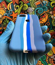 Load image into Gallery viewer, Blue Rainbow Luxury silicone case for Apple Iphone 7/8
