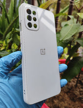 Load image into Gallery viewer, Lavender glass camera protector premium case for OnePlus 9R
