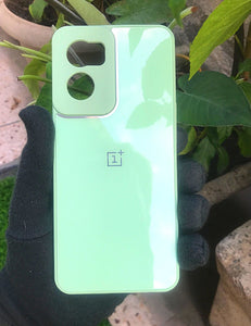 Light Green glass camera protector premium case for OnePlus Nord CE 2