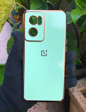 Load image into Gallery viewer, Light Green My Case chrome silicone case for OnePlus Nord CE 2

