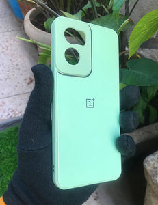 Light Green glass camera protector premium case for OnePlus Nord CE 2