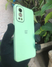 Load image into Gallery viewer, Light Green glass camera protector premium case for OnePlus Nord 2
