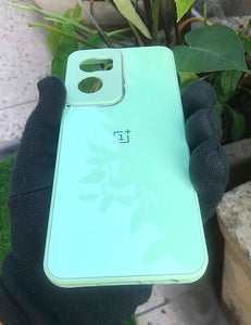 Light Green glass camera protector premium case for OnePlus Nord CE 2