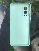Load image into Gallery viewer, Light Green glass camera protector premium case for OnePlus Nord 2
