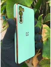 Load image into Gallery viewer, Light Green My Case chrome silicone case for OnePlus Nord
