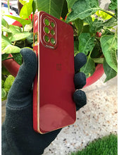 Load image into Gallery viewer, Maroon My Case chrome silicone case for OnePlus 9R
