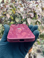 Load image into Gallery viewer, Maroon 9D glass camera lense premium case for Apple Iphone 13
