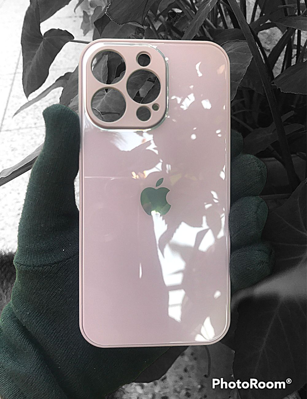 Matte Pink glass camera protector premium case for Apple Iphone 13 Pro Max