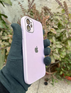 Matte Pink 9D glass camera lense premium case for Apple Iphone 11