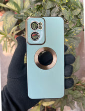 Load image into Gallery viewer, Mint Green 6D chrome logo cut silicone case for OnePlus Nord CE 2
