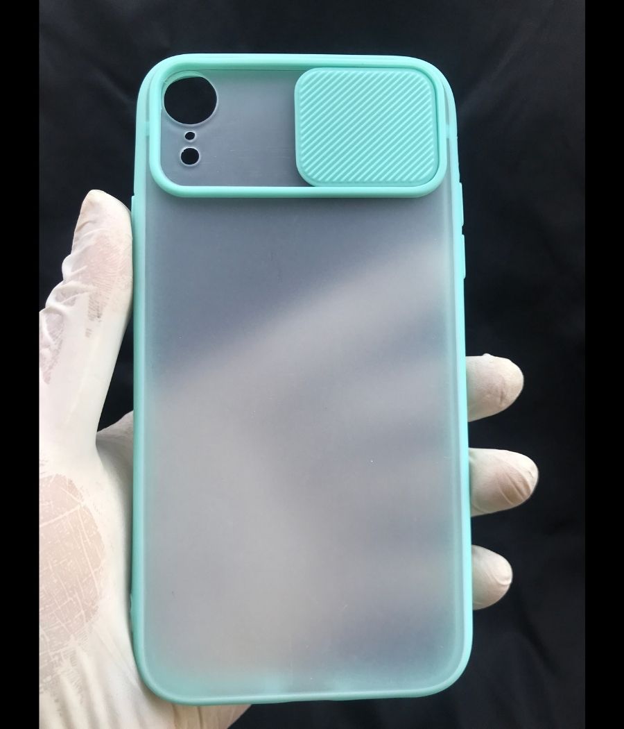 Mint Green Shutter case for Apple Iphone XR