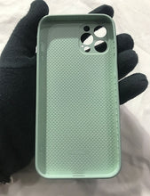 Load image into Gallery viewer, Mint Green glass camera protector premium case for Apple Iphone 12 Pro Max
