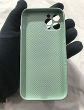 Load image into Gallery viewer, Mint Green glass camera protector premium case for Apple Iphone 12 Pro
