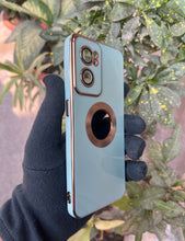 Load image into Gallery viewer, Mint Green 6D chrome logo cut silicone case for OnePlus Nord CE 2
