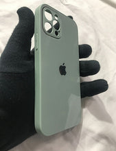 Load image into Gallery viewer, Mint Green glass camera protector premium case for Apple Iphone 12 Pro
