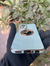 Load image into Gallery viewer, Mint Green 6D chrome logo cut silicone case for OnePlus Nord CE 2
