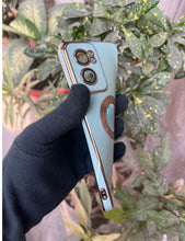 Load image into Gallery viewer, Mint Green 6D chrome logo cut silicone case for OnePlus Nord CE 2
