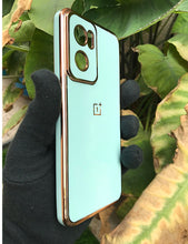 Load image into Gallery viewer, Mint Green My Case chrome silicone case for OnePlus Nord CE 2

