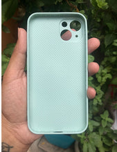 Load image into Gallery viewer, Mint Green glass camera protector premium case for Apple Iphone 13
