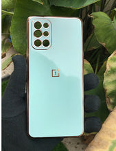 Load image into Gallery viewer, Mint Green My Case chrome silicone case for OnePlus 9R
