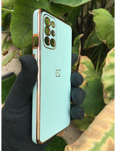 Load image into Gallery viewer, Mint Green My Case chrome silicone case for OnePlus 9R
