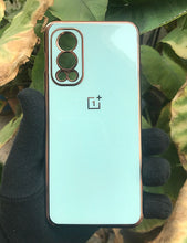 Load image into Gallery viewer, Mint Green My Case chrome silicone case for OnePlus Nord 2
