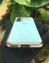 Load image into Gallery viewer, Mint Green My Case chrome silicone case for OnePlus Nord 2
