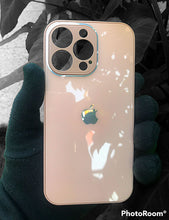 Load image into Gallery viewer, Peach glass camera protector premium case for Apple Iphone 13 Pro

