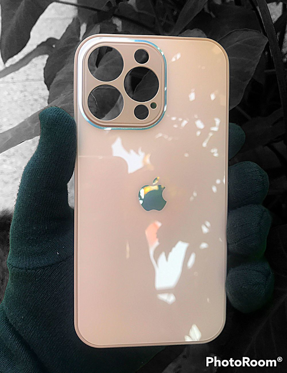 Peach glass camera protector premium case for Apple Iphone 13 Pro