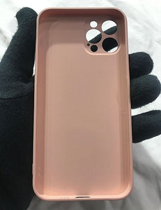 Peach glass camera protector premium case for Apple Iphone 12 Pro Max