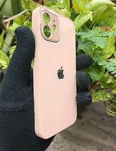 Load image into Gallery viewer, Peach glass camera protector premium case for Apple Iphone 11
