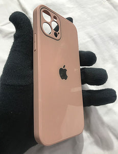 Peach glass camera protector premium case for Apple Iphone 12 Pro Max