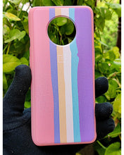 Load image into Gallery viewer, Pink Rainbow silicone case for OnePlus 7T
