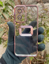 Load image into Gallery viewer, Rose Pink CD transparent case for OnePlus Nord CE 2
