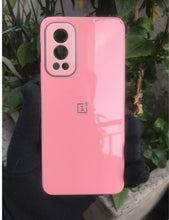 Load image into Gallery viewer, Pink glass camera protector premium case for OnePlus Nord 2
