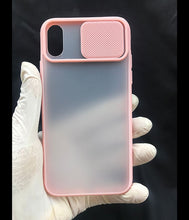 Load image into Gallery viewer, Peach Pink Shutter case for Apple Iphone X/XS
