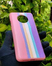 Load image into Gallery viewer, Pink Rainbow silicone case for OnePlus 7T

