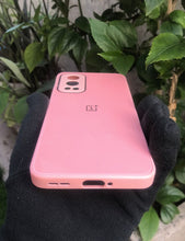 Load image into Gallery viewer, Pink glass camera protector premium case for OnePlus Nord 2

