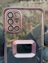 Load image into Gallery viewer, Rose Pink CD transparent case for OnePlus 8T/9R
